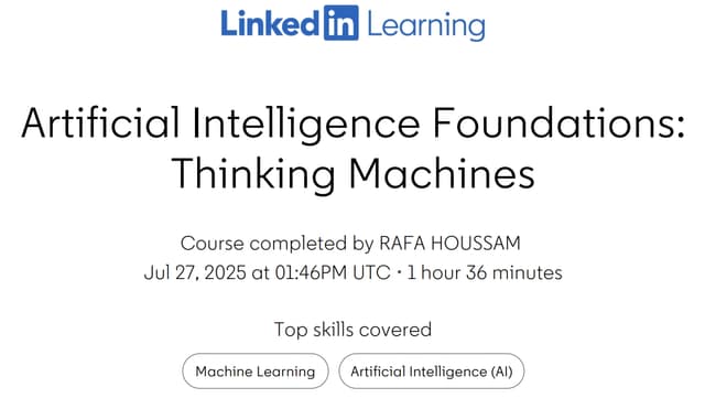 LinkedIn Certification 1