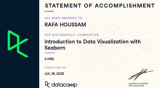 datacamp Certification 5