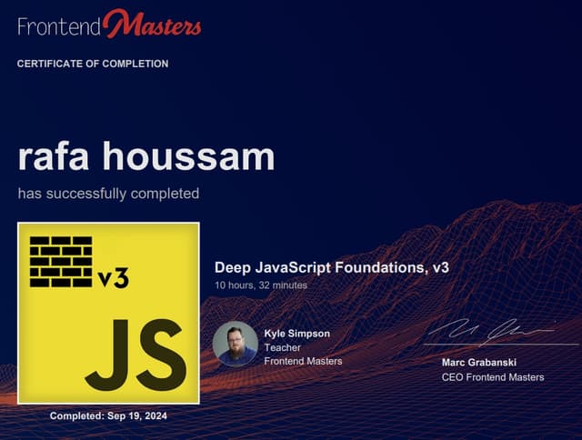 frontendMasters Certification 6